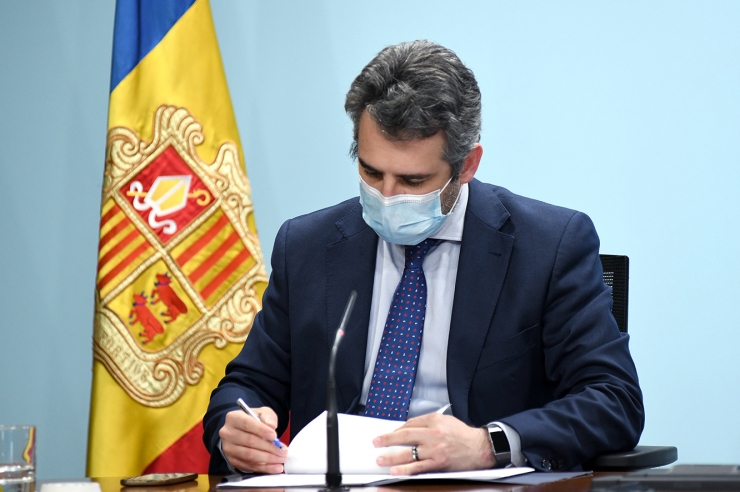 El ministre de Finances, Eric Jover.