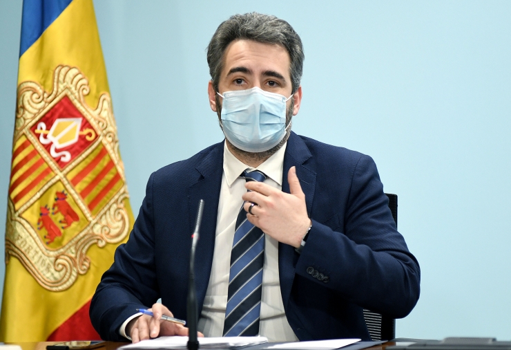 El ministre portaveu i de Finances, Eric Jover.