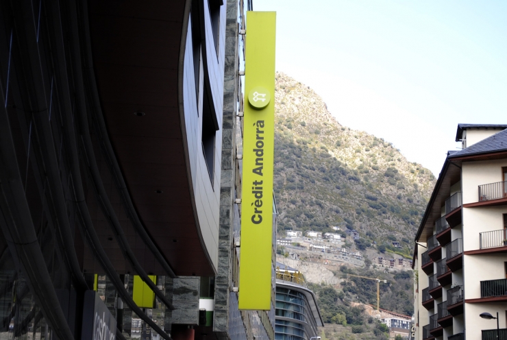 La seu de Crèdit Andorrà.