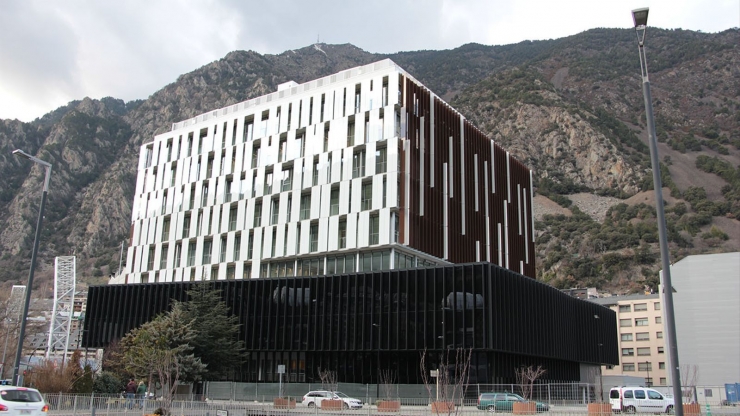 Una imatge de la nova seu de la justícia.