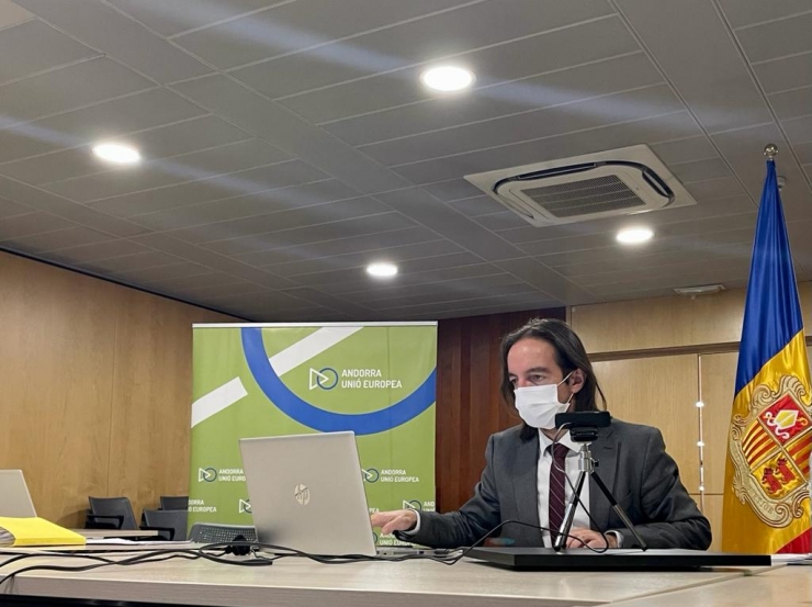 Una de les reunions entre Andorra i la UE.