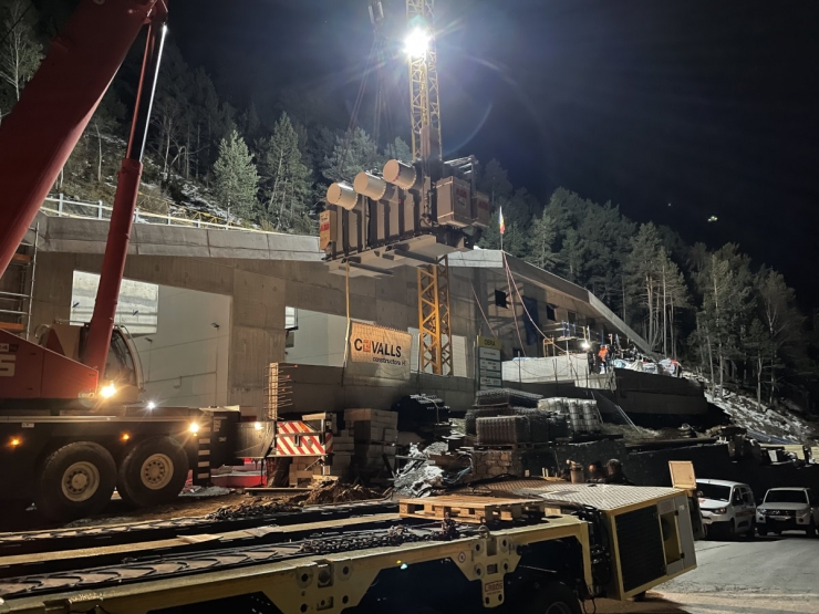 Els transformadors d’última generació per a l’ETR de La Gonarda.