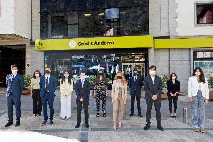 Participants de l’edició 2021 de les estades d’estiu de Crèdit Andorrà.