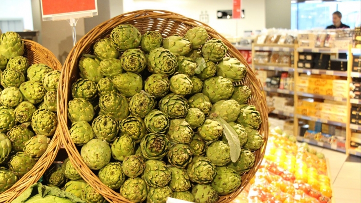 Un centre comercial.