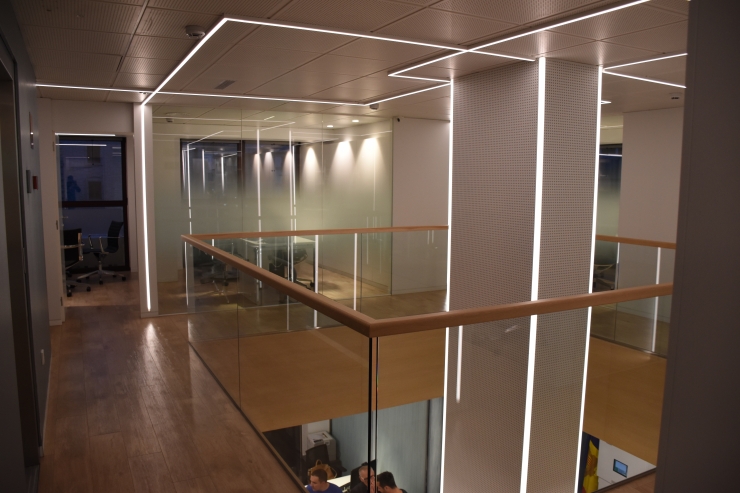 Les dependències de la nova oficina d'Andbank a la plaça Rebés d'Andorra la Vella.