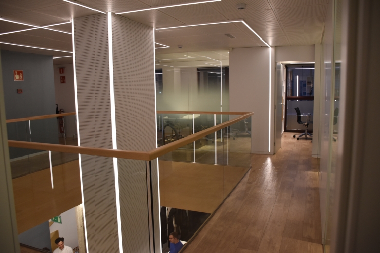 Les dependències de la nova oficina d'Andbank a la plaça Rebés d'Andorra la Vella.