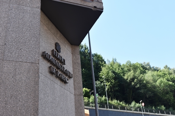 L'edifici administratiu de l'Obac, on hi ha el Servei d'Immigració.