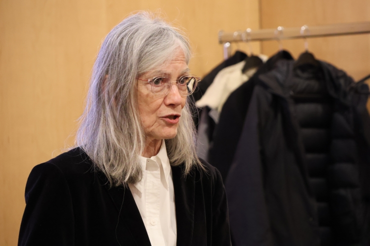 La copresidenta i representant de l’Assemblea Ciutadana, Elisenda Vives.