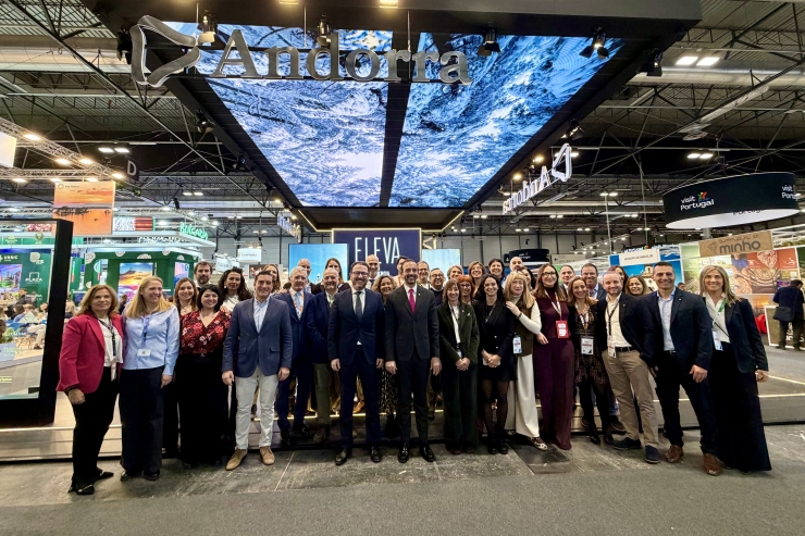La delegació d'Andorra Turisme en el Fitur.