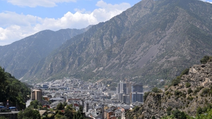 Una vista de la vall central.