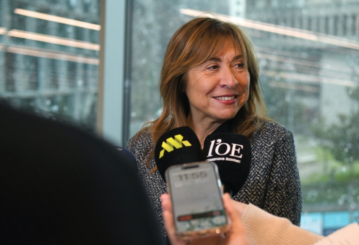 La ministra de Presidència, Economia, Treball i Habitatge, Conxita Marsol.
