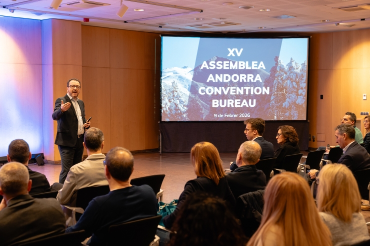 Durant la presentació de les xifres.