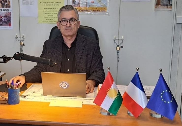 Tchiayi Emin, president de l'Association Mondiale Des Victimes du Genocide Kurde