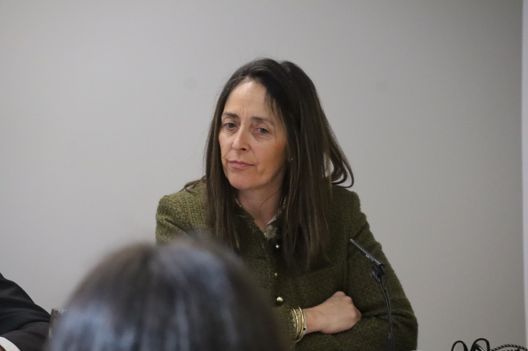 La vicepresidenta de la comissió d'estudi, Gemma Riba.