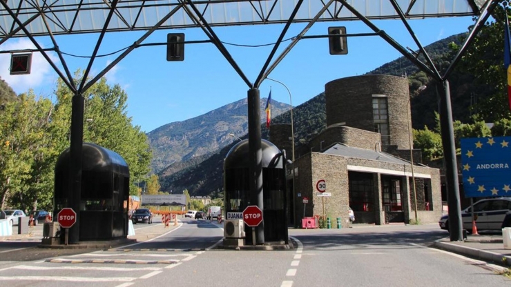 La frontera hispanoandorrana.