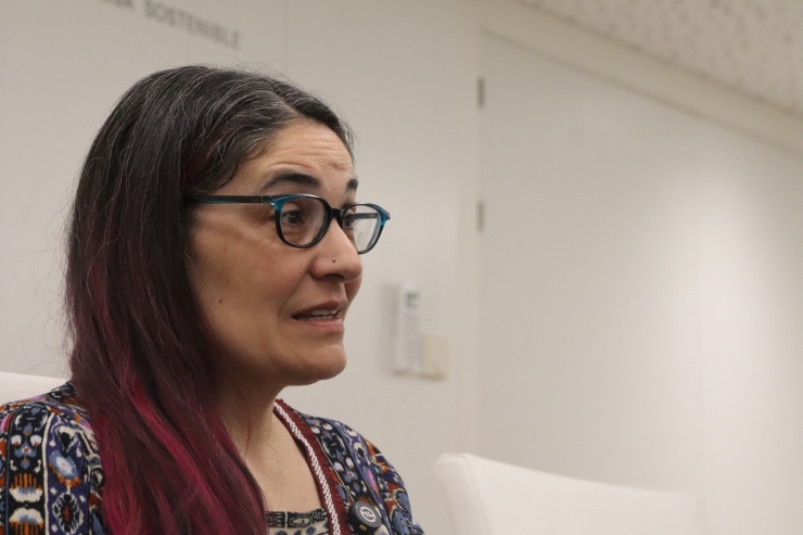 Pia Smith, tècnica de seguretat i salut al Grup Heracles.
