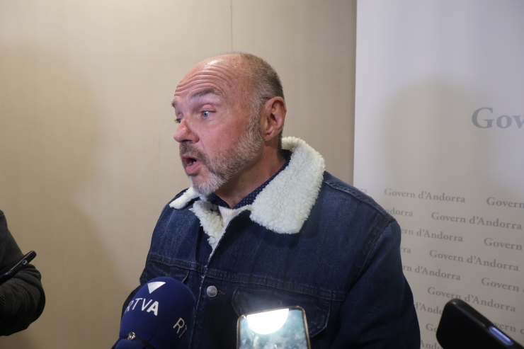 El secretari general de la Unió Sindical d’Andorra (USdA), Gabriel Ubach.