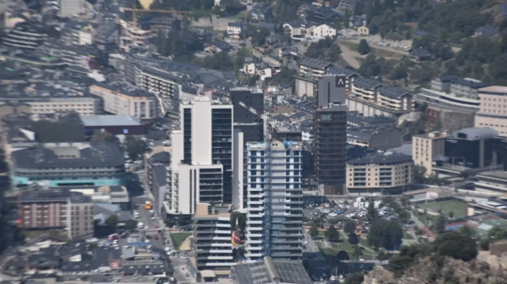 Les noves construccions a la zona del Clot d'Emprivat a la parròquia d'Escaldes-Engordany.