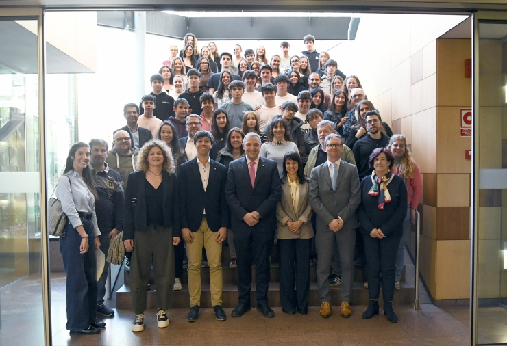 Un moment de la 2na Jornada de l'emprenedoria escolar.