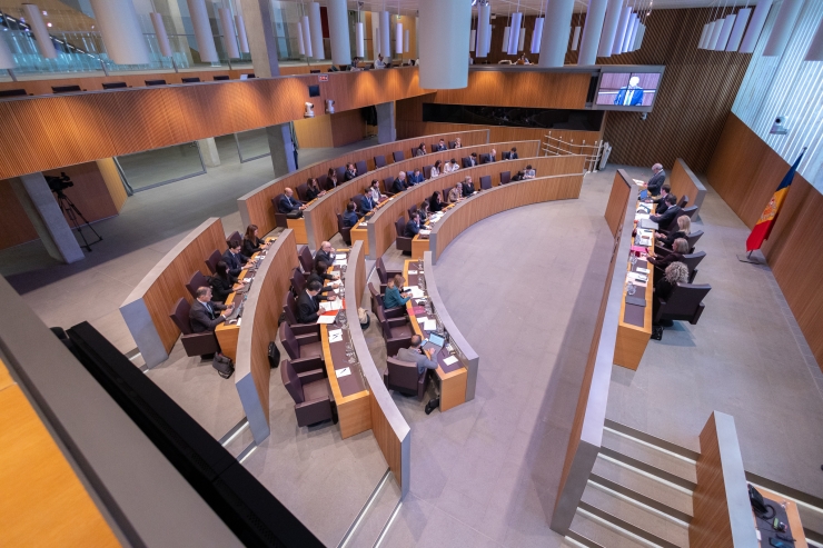 La sessió de Consell General que ha tingut lloc aquest dijous.