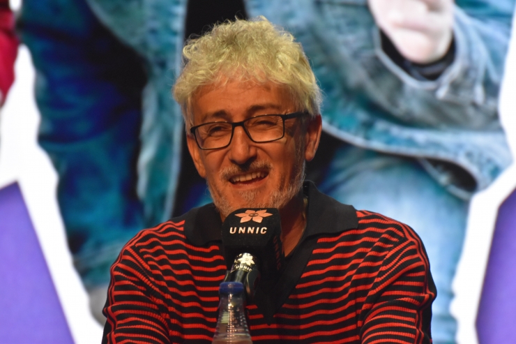 L'humorista David Fernández a Unnic.