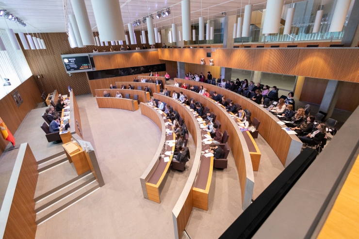 La sessió del Consell General de Joves que ha tingut lloc aquest dimecres.