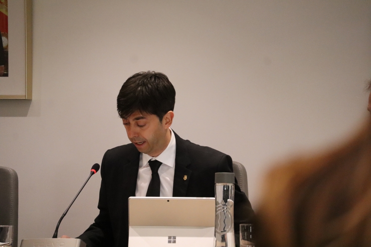 El cònsol major d'Andorra la Vella, Sergi González.