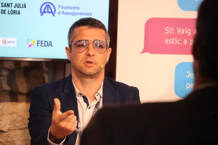 El fundador de Growtur, Rafael de Jorge, durant les jornades 'Un Món Millor'