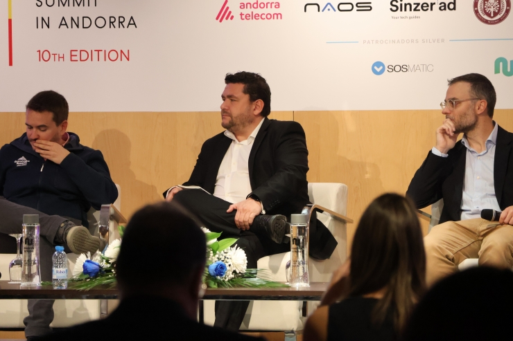 Yobany Barbosa, responsable de serveis de ciberseguretat de Var Group Andorra, en el marc de la desena edició de les jornades INNTEC.