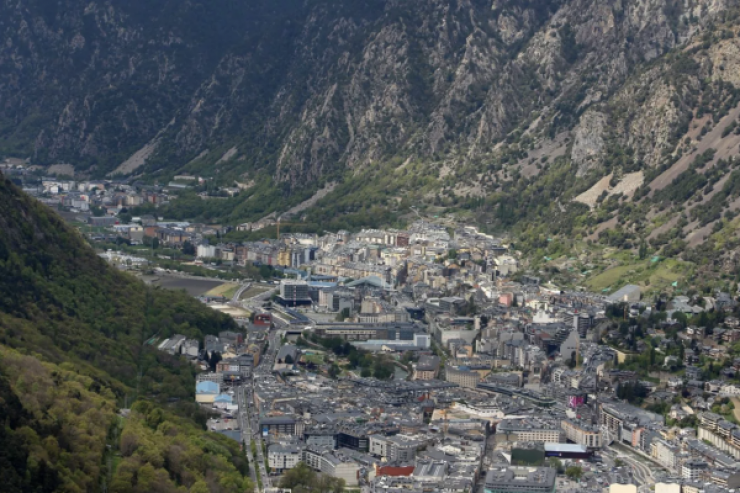 Vista aèria de la vall central.