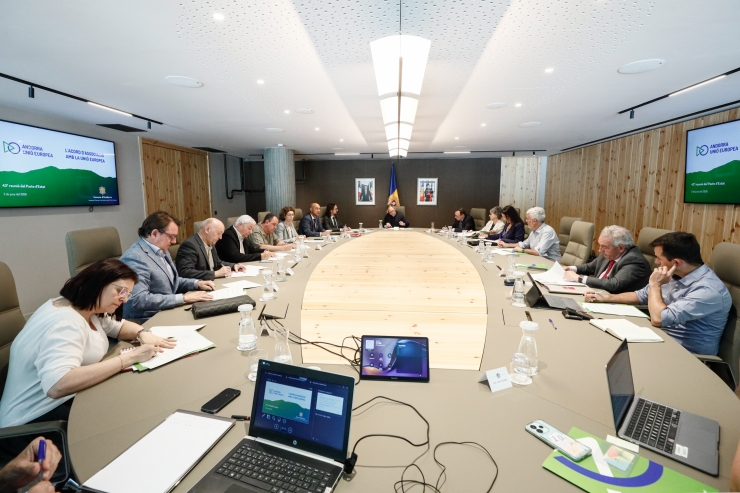 La reunió del pacte d'Estat celebrada aquest dimecres.
