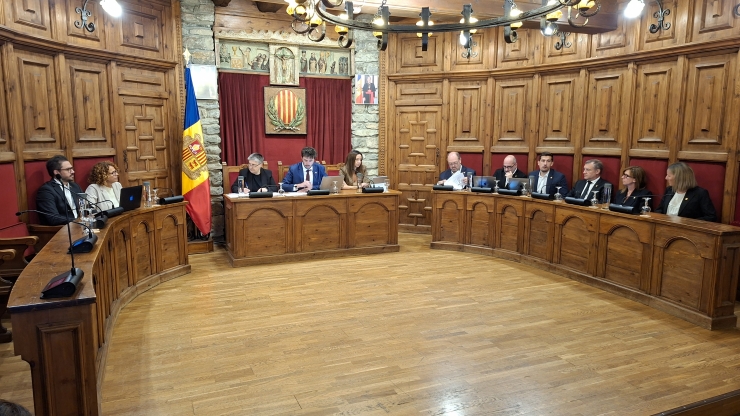 Durant la cessió de consell de comú de Sant Julià de Lòria.