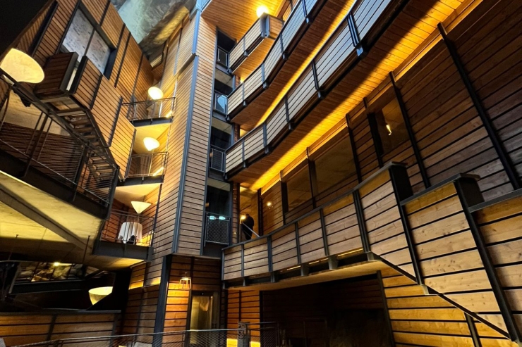 Interior del complex.