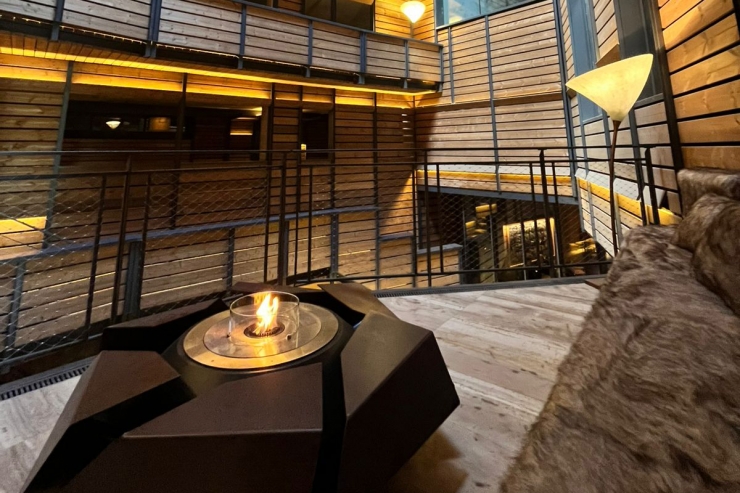 Interior del complex.