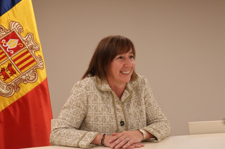 L'ambaixadora d'Andorra a Espanya, Eva Descarrega.