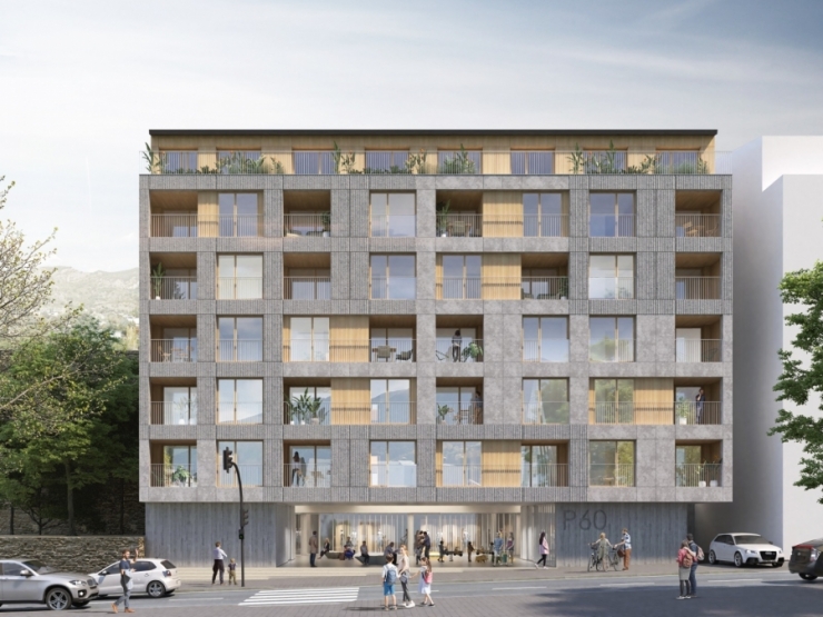 Render del projecte final a l'avinguda del Pessebre.