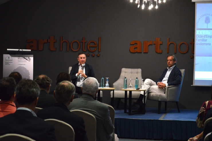 El soci i president de The Family Advisory Board i professor a IE  Business School, Manuel Bermejo, i el CEO d'Horizont Family Company,  Manuel Huerta.
 