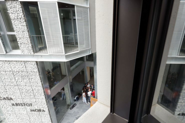 La seu de l'Institut Nacional de l'Habitatge.