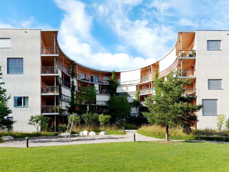 La cooperativa Holderhof, a Zúrich.