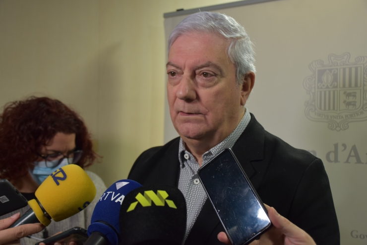 El president de la Confederació Empresarial Andorrana (CEA), Gerard Cadena.
 