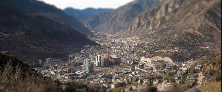 La vall central.