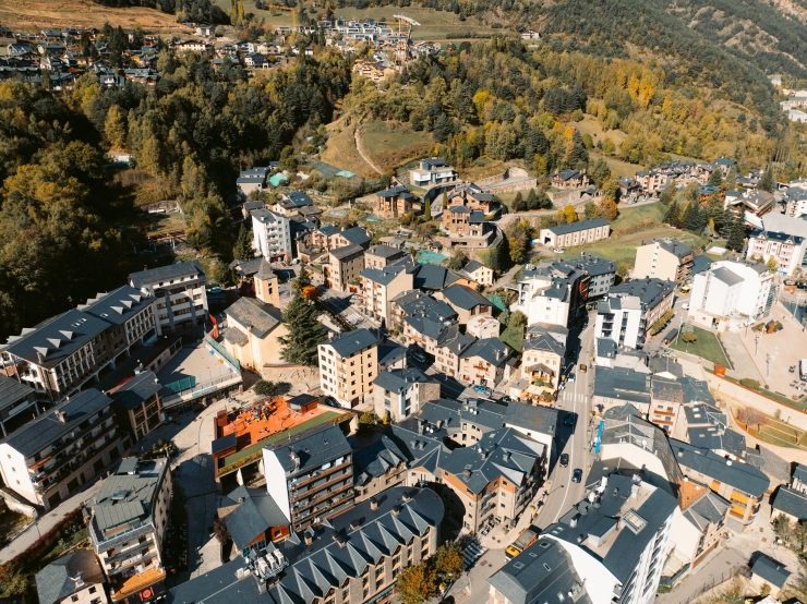 Una vista de la Massana.