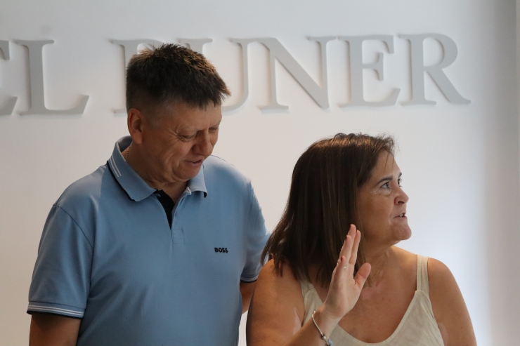 La responsable d'apartaments turístics Els Buners, Elena Muñoz.
 
