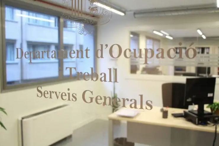 Dependències del departament d'Ocupació.