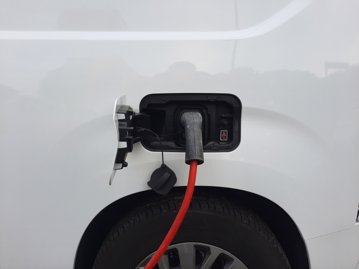 Un vehicle elèctric.