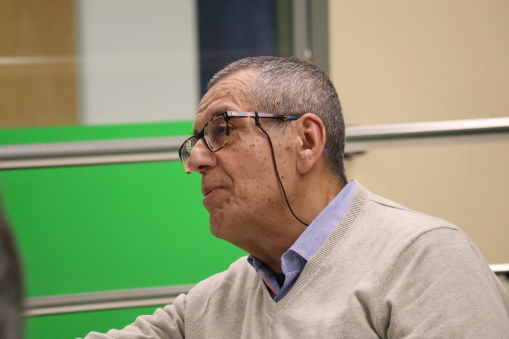 Un dels participants en la sessió.
