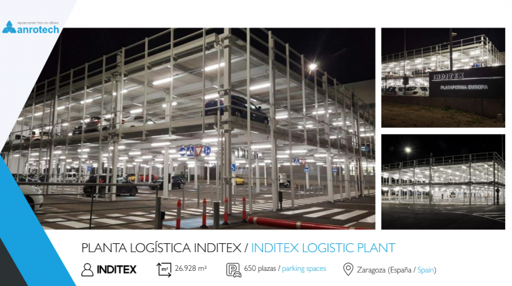 Exemple d'aparcament modular a Saragossa.