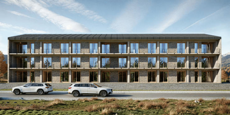 Exemple d'habitatges industrialitzats.